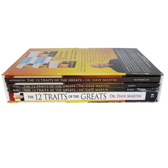 The 12 Traits Of The Greats Book Set By Dr. Dave Martin 6 CDs & 6 DVDs, Workbook - Picture 5 of 12